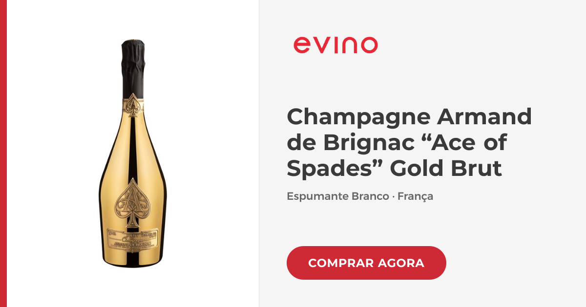 Champagne Armand de Brignac “Ace of Spades” Gold Brut | Evino
