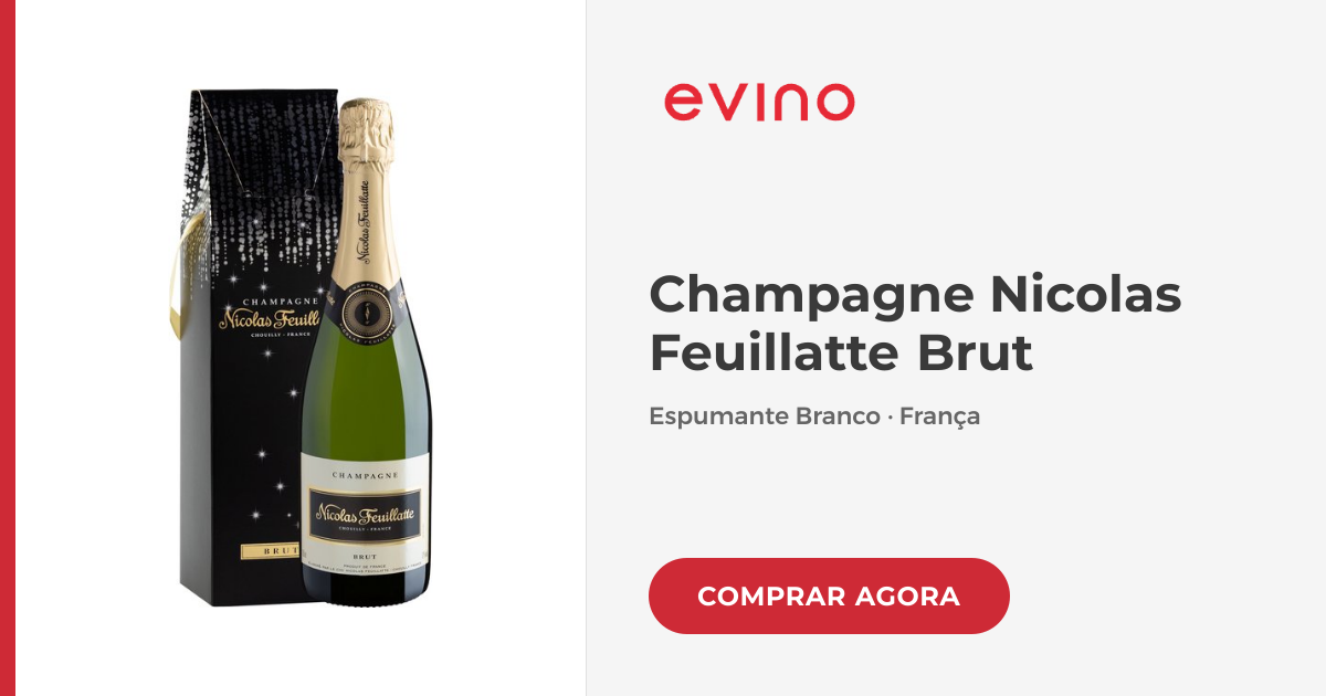 Espumante Branco Champagne Nicolas Feuillatte Brut - Evino