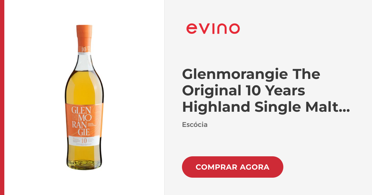 Glenmorangie The Original 10 Years Highland Single Malt Scotch