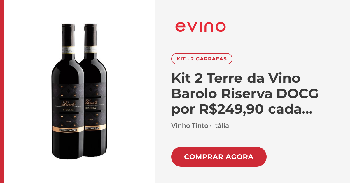 Kit Duo Terre da Vino Barolo Reserva