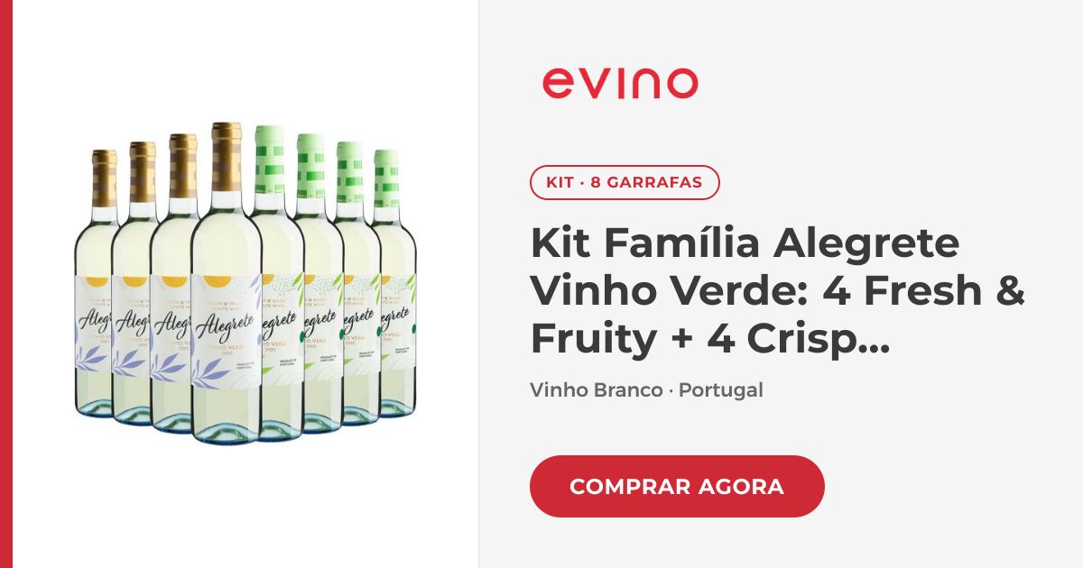 Kit Familia Alegrete Vinho Verde DOC