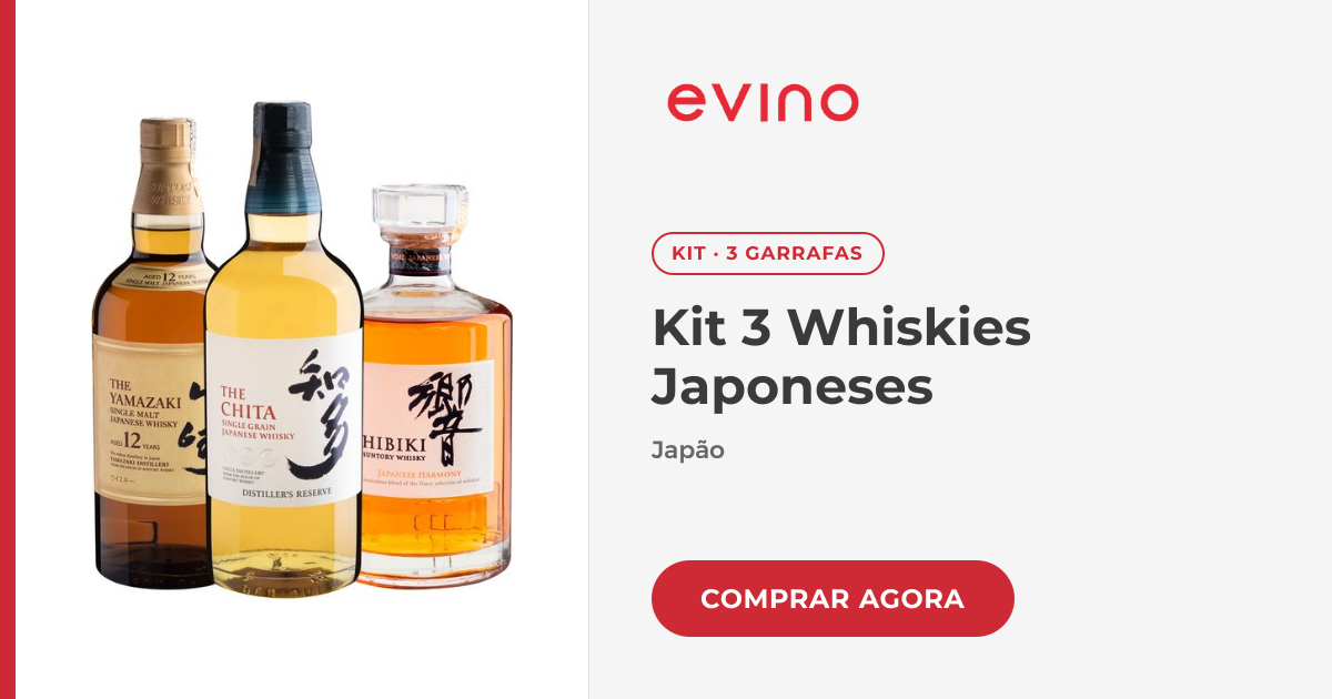 Kit 3 Whiskies Japoneses | Evino