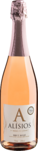 Rótulo Miolo Alísios Brut Rosé para fazer drinks com vinho