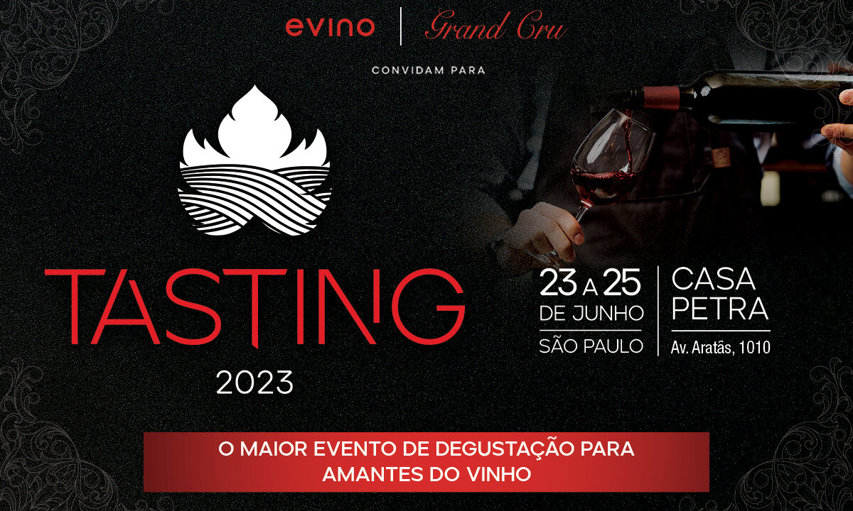 Tasting 2023: degustação à vontade de +150 vinhos de produtores conceituados