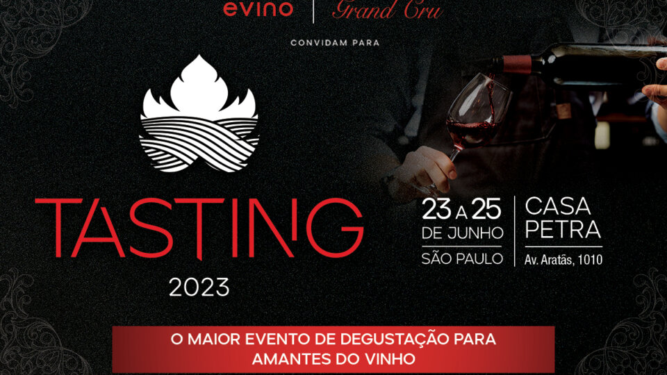 Tasting 2023: degustação à vontade de +150 vinhos de produtores conceituados